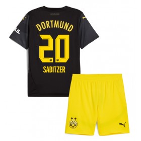 Borussia Dortmund Marcel Sabitzer #20 Auswärtstrikot 2024-25 Kurzarm (+ kurze hosen)